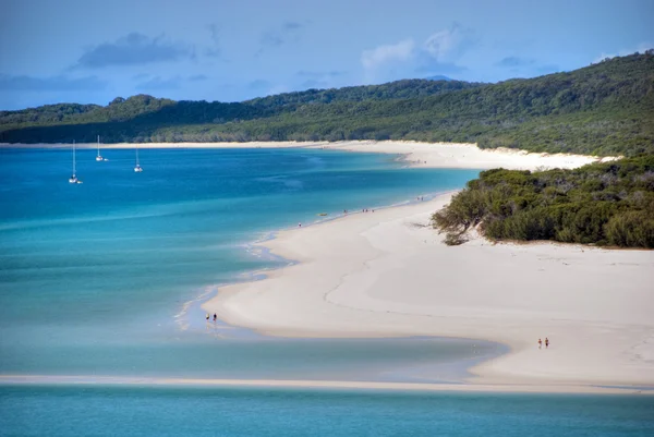 Whitehaven beach, queensland, Austrálie — Stock fotografie