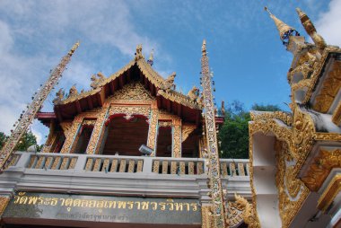 Temple near Changmai, Thailand clipart