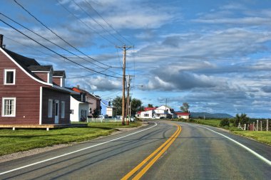 Quebec Road, Canada clipart