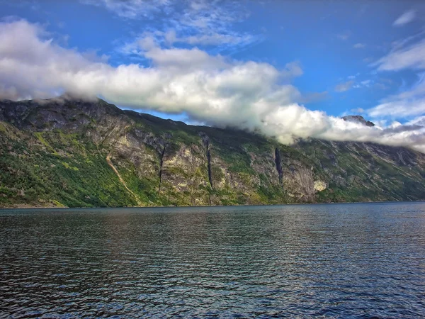 Деревня Норвегии — стоковое фото