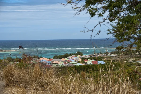 Pobřeží v saint maarten ostrov — Stock fotografie