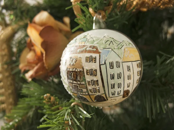 Decorazioni natalizie, Italia — Foto Stock