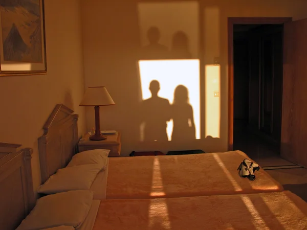 在房间里，沙姆沙伊赫的阴影 — 图库照片