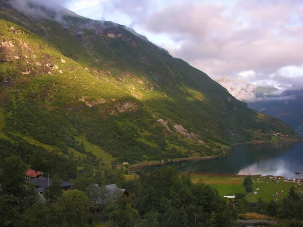 Geiranger fiyort, Norveç — Stok fotoğraf