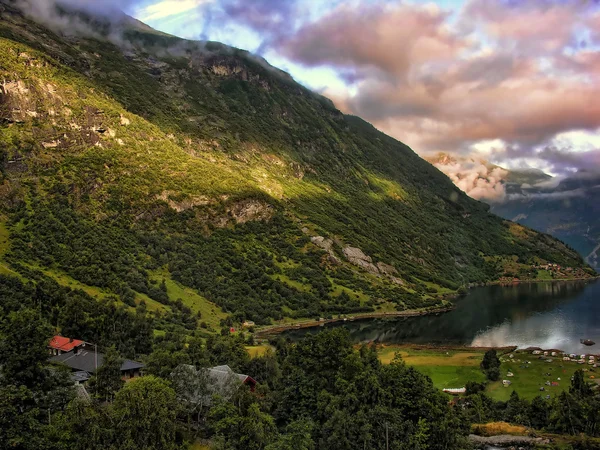 Fiord Geiranger, Norwegia — Zdjęcie stockowe