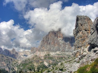 Dolomites Mountains, Italy, Summer 2009 clipart