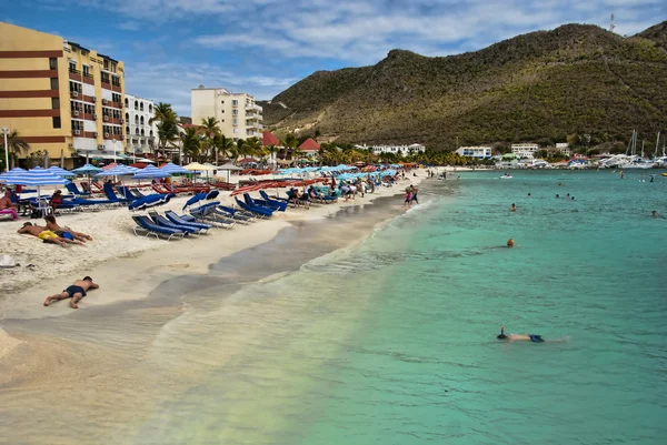 stock image Coast in Saint Maarten Island, Antilles