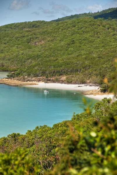Whitehaven beach, queensland, Australië — Stockfoto