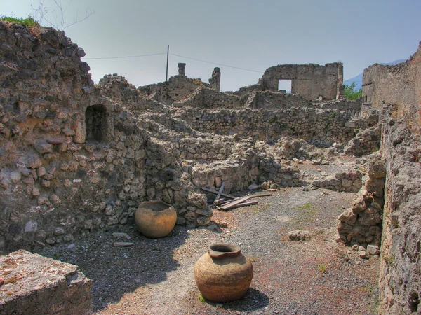 Pompeje ruiny, Itálie — Stock fotografie