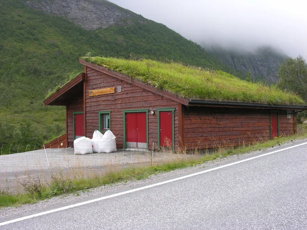 Деревня Норвегии — стоковое фото