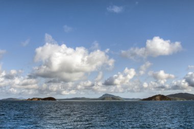 günbatımı whitsunday Adaları