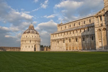 Piazza dei miracoli, pisa, İtalya