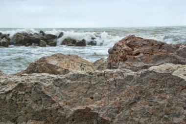 marina di pisa fırtınada detay