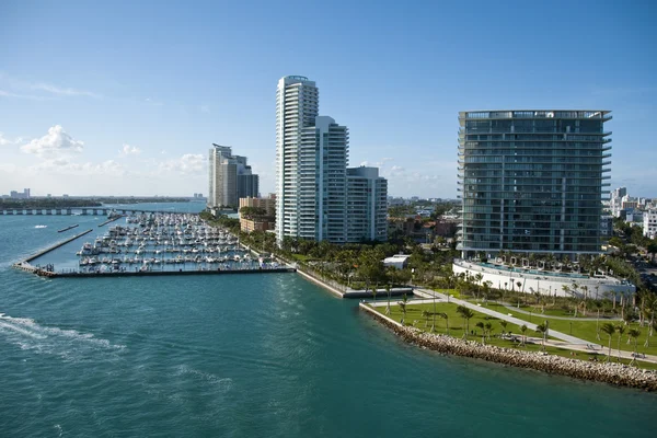 Miami, florida bırakarak — Stok fotoğraf