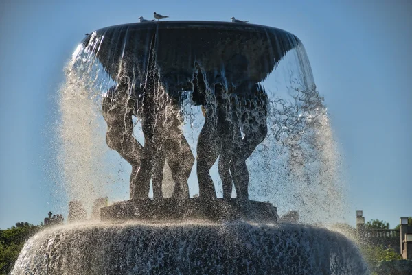 オスロの公園の彫刻詳細 — ストック写真