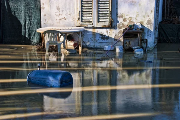 Detalhe de uma tempestade em Marina di Pisa — Fotografia de Stock