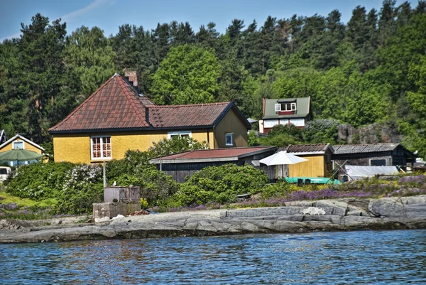 Dettaglio del fiordo di Oslo, Norvegia, maggio 2009 — Foto Stock