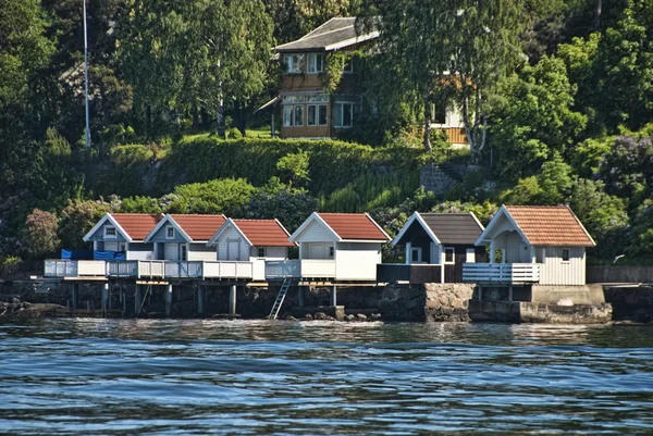 Détail du fjord d'Oslo, Norvège, mai 2009 — Photo