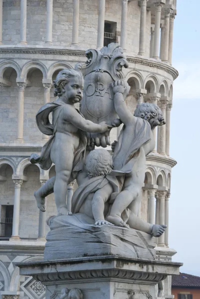 Piazza dei miracoli, Pisa, Itália — Fotografia de Stock