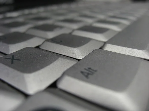 Keyboard in a Computer Lab — Stock Photo, Image