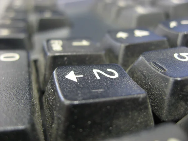 コンピューター ラボでキーボード — ストック写真