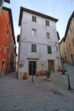 Barga, in the province of Lucca, Italy clipart