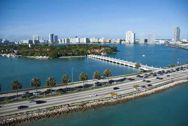 Lasciando Miami, Florida — Foto Stock
