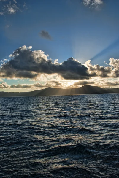 Sunset di Whitsunday Islands — Stok Foto