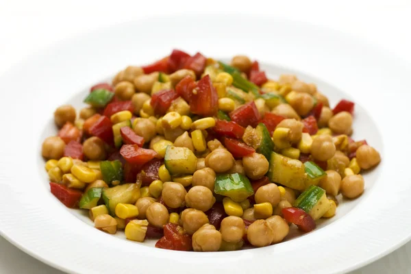 Middle eastern chickpea salad — Stock Photo, Image