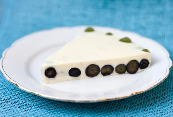 Десерт с черникой — стоковое фото