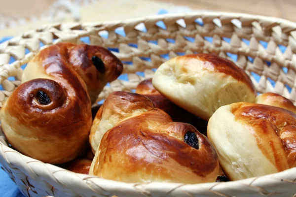 St. Lucia swedish sweet buns — Stock Photo, Image