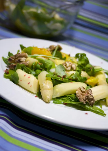 Gourmet asparagus salad — Stock Photo, Image