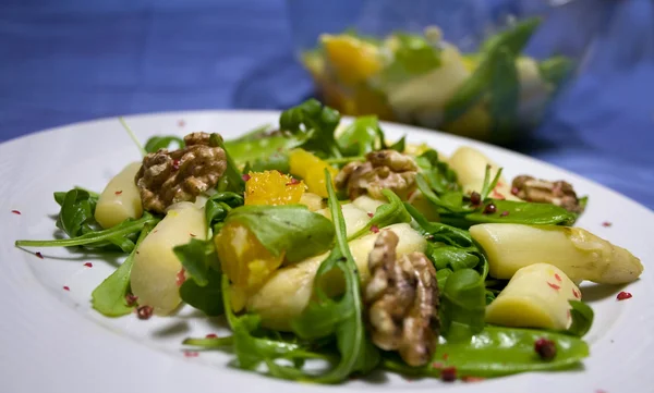 Gastronomische asperges salade — Stockfoto