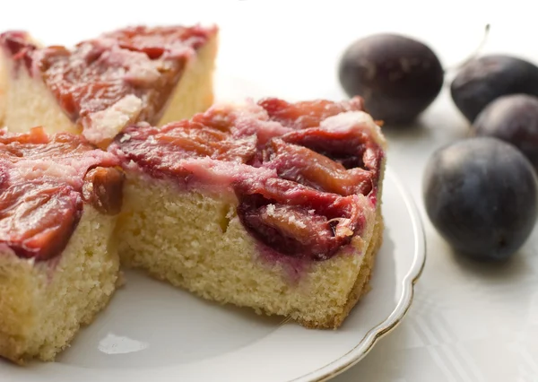 Torta di prugne — Foto Stock