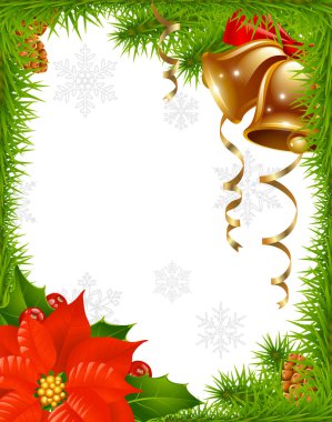 Christmas greeting card clipart