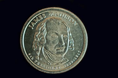 James Madison Coin clipart