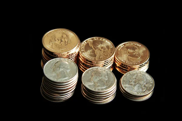 Pila de monedas — Foto de Stock