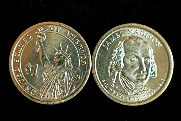 1 달러 동전 — 스톡 사진