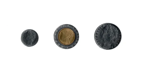 Italské euromince — Stock fotografie
