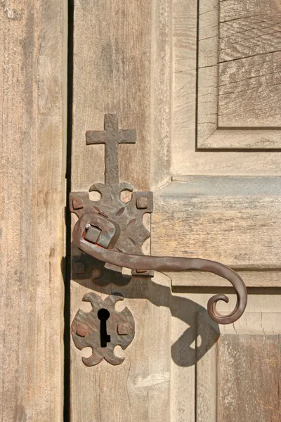 Egyházi ajtógomb — Stock Fotó