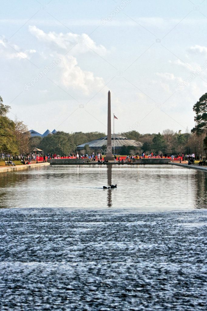 Obelisk on Water