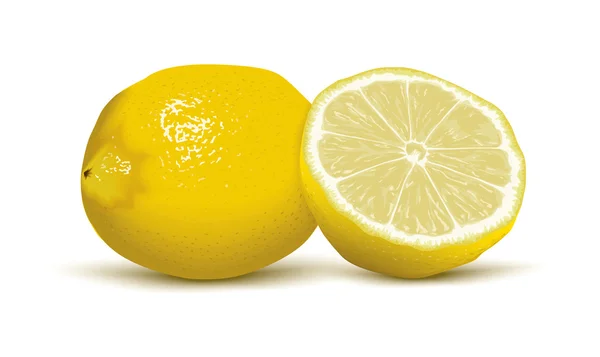 Limones vectoriales jugosos — Vector de stock