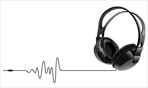 Muzyka słuchawki — Wektor stockowy