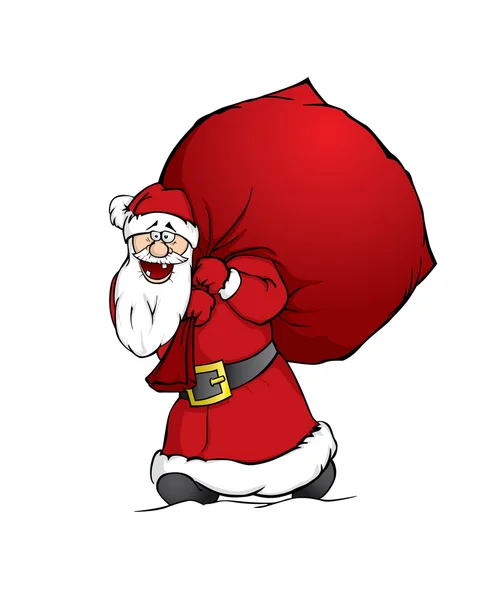 Lustiger Weihnachtsmann — Stockvektor