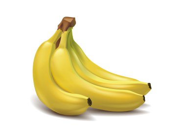 Bunch of tropical bananas clipart