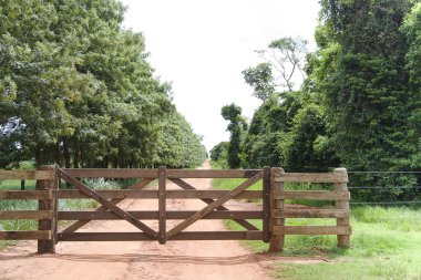 Rural Gate clipart