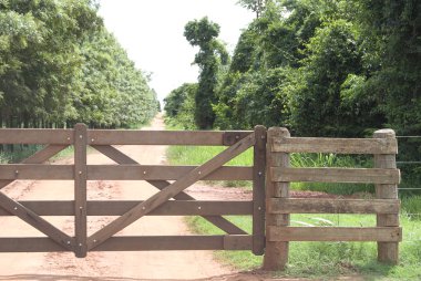 Rural Gate clipart