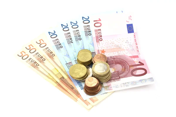 Pengar, euro — Stockfoto