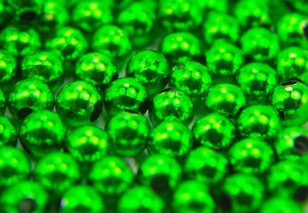 Stock image Green beads