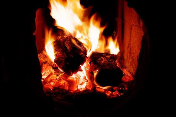 stock image Fire in the furnace